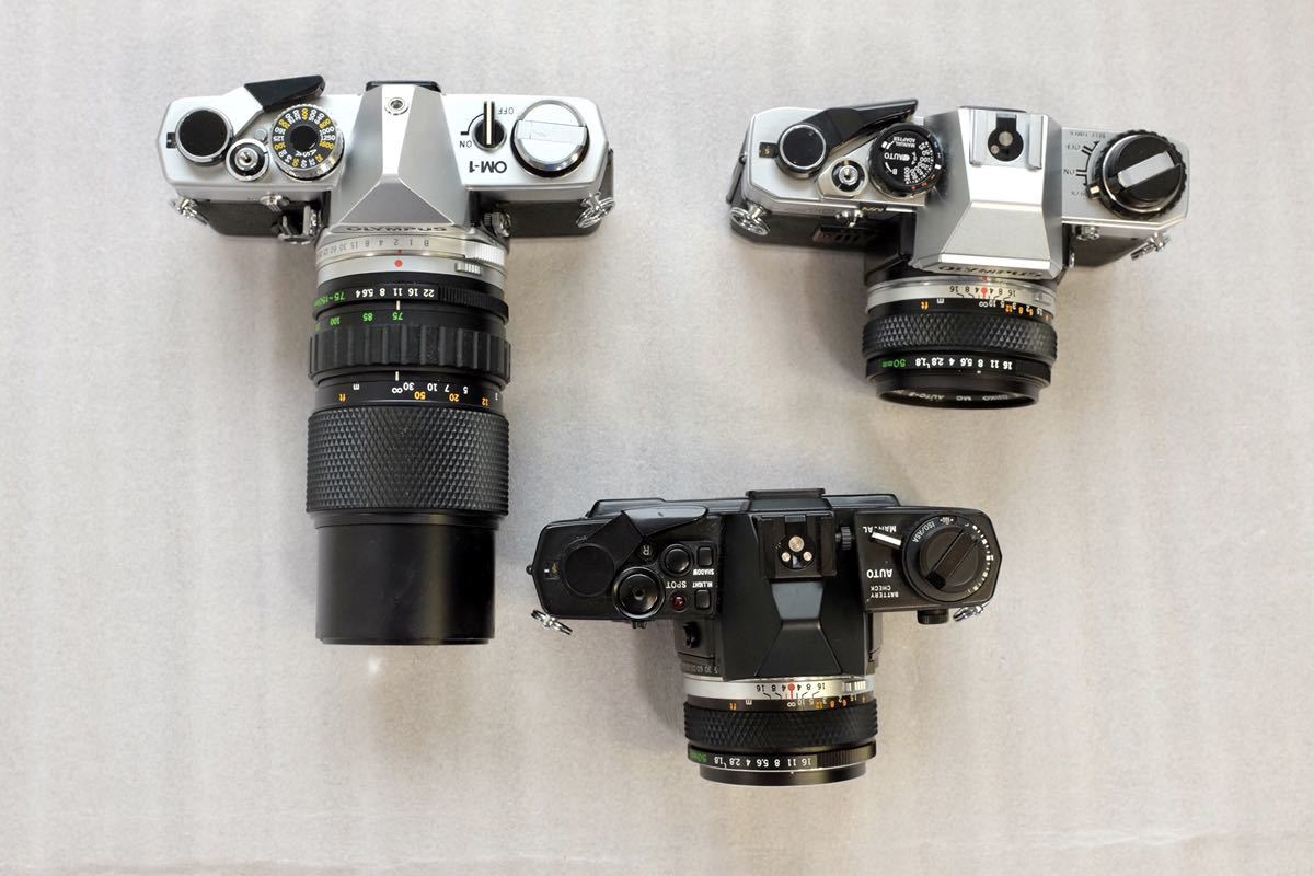 ジャンク品] OLYMPUS オリンパス 一眼レフカメラ 、レンズセット