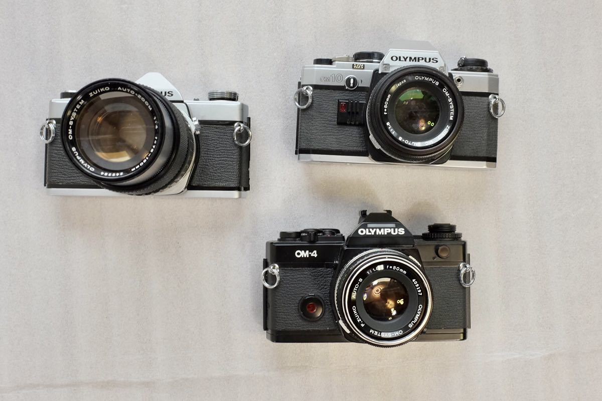 ジャンク品] OLYMPUS オリンパス 一眼レフカメラ 、レンズセット