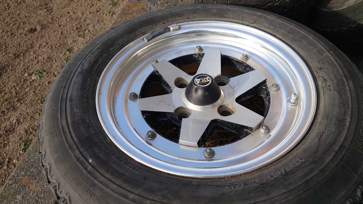 ロンシャン XR-4 スピードスター 旧車 当時物 PCD 114.3 14インチ AE86 