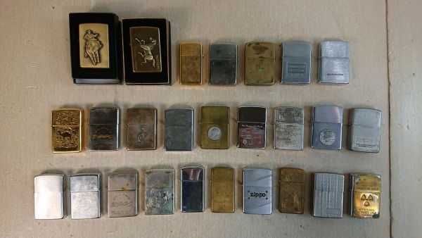 ◆BE71 Zippo オイルライター 26点まとめ　ジッポー　ヴィンテージ　喫煙グッズ◆N