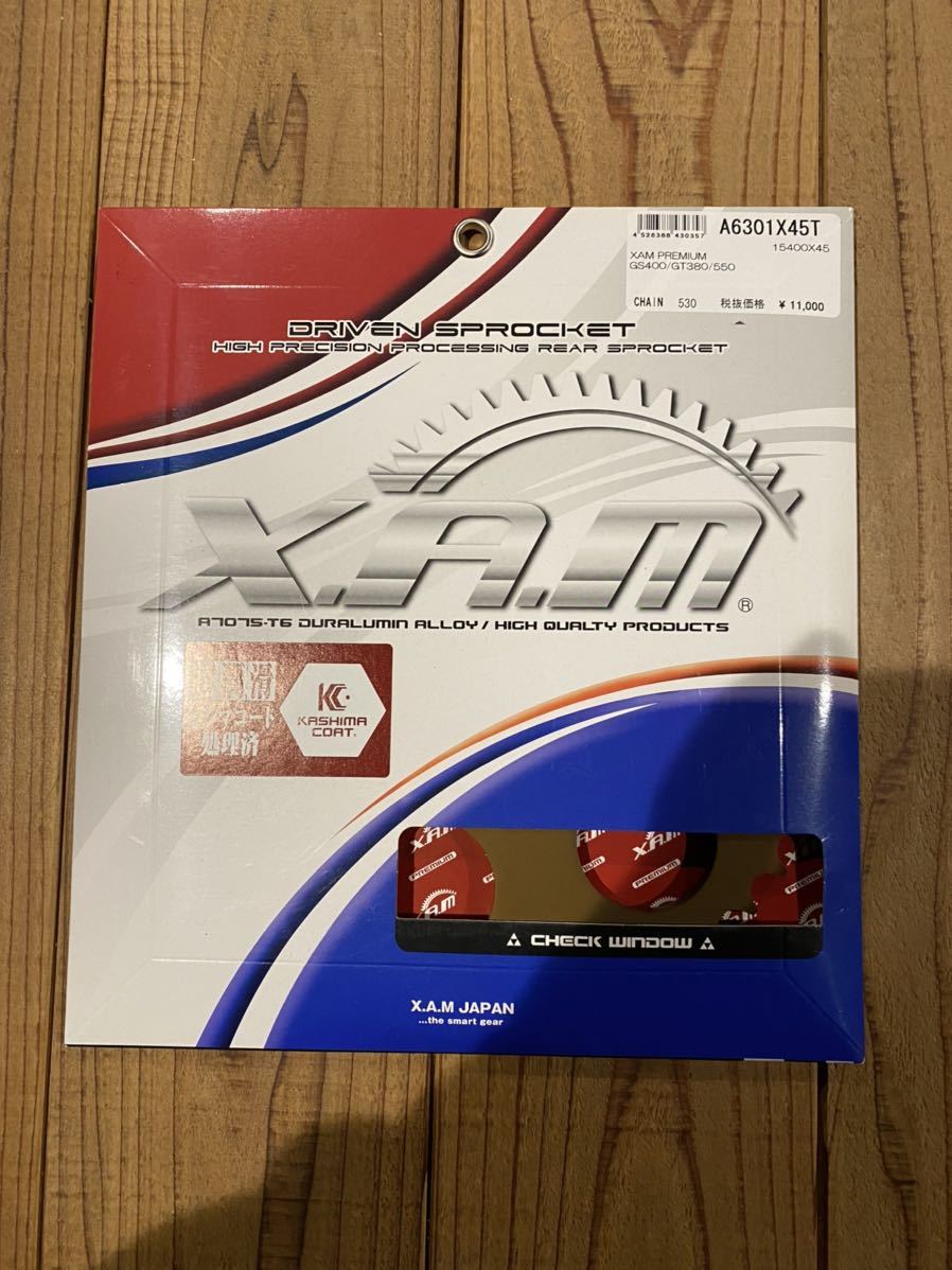 XAM X.A.M スプロケット 530-45T リアスプロケット GS400 リア A6301