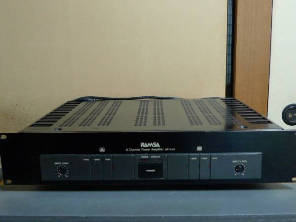RAMSA WP-9100 ラムサのパワーアンプ動作品 年代割には綺麗なほうだと