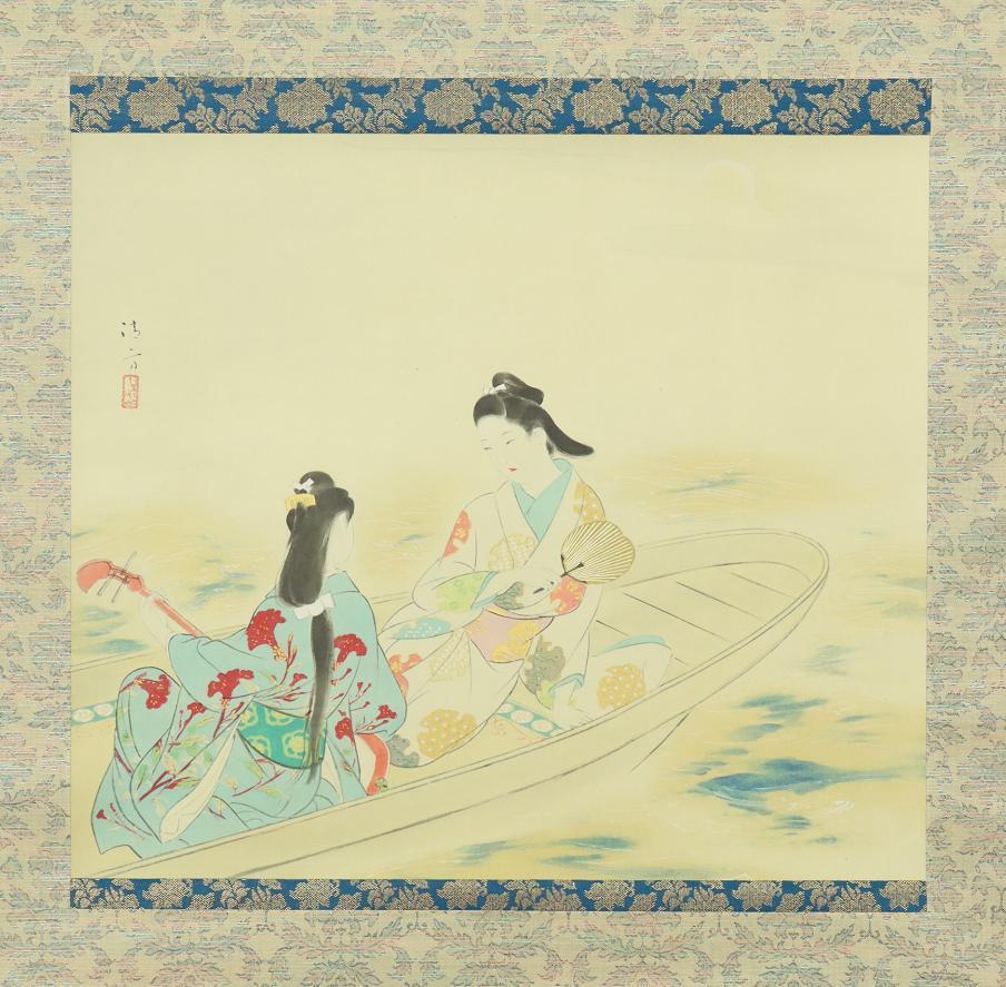 複製画◎中国美術◎宋梁楷 溌墨仙人図 二玄社1984年出版◎額装品故宮