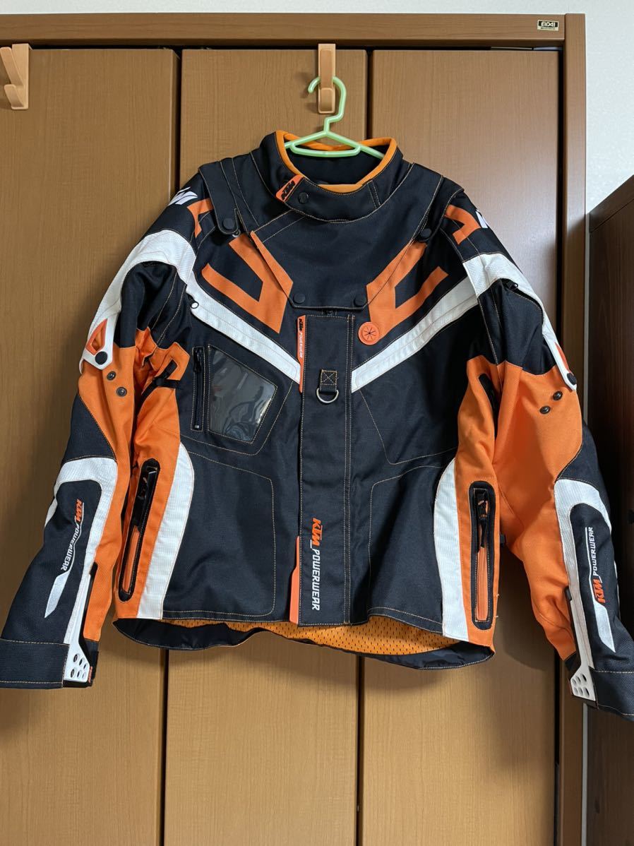 バイク KTM VENTED V2 メッシュジャケット ブラック/オレンジ