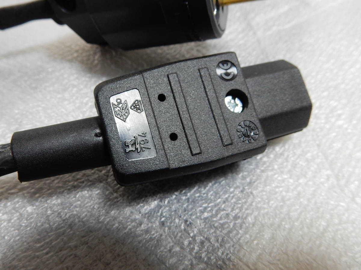 お買い得 自作電源ケーブル、フルカワ単線使用