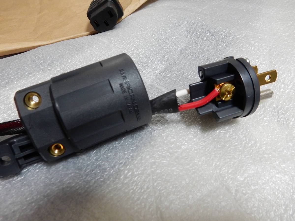 お買い得 自作電源ケーブル、フルカワ単線使用