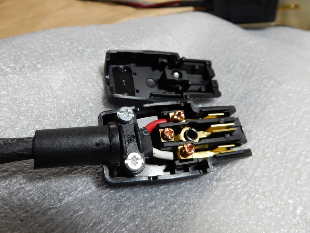 お買い得 自作電源ケーブル、フルカワ単線使用
