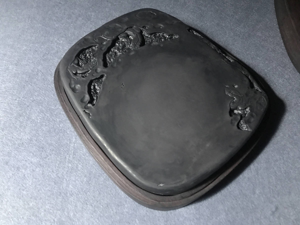 古硯 中国 文房四宝 端渓硯 端渓名硯 文房具 中国美術 石眼 新古美術