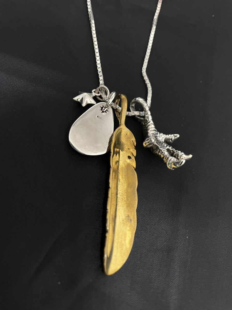 シルバー925 フェザーとタタキ イーグルセット！ goro's 上金特大