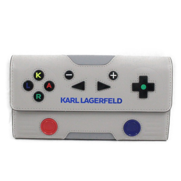 人気，新作登場 KARL LAGERFELD カールラガーフェルド 長財布 ジョイスティック コンチネンタルウォレット ゲームコントローラ風 211W3238 いおき質店(長財布（小銭入れあり）)｜売買されたオークション情報、yah 長財布（小銭入れあり）