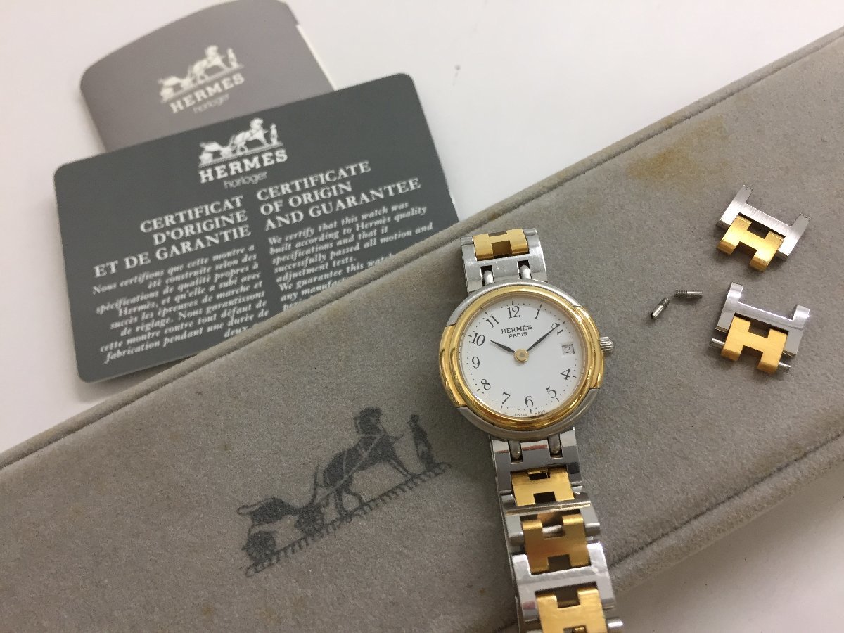 エルメス　クリッパー　レディース　ジャンク品 ジャンク】 エルメス腕時計クリッパー レディース