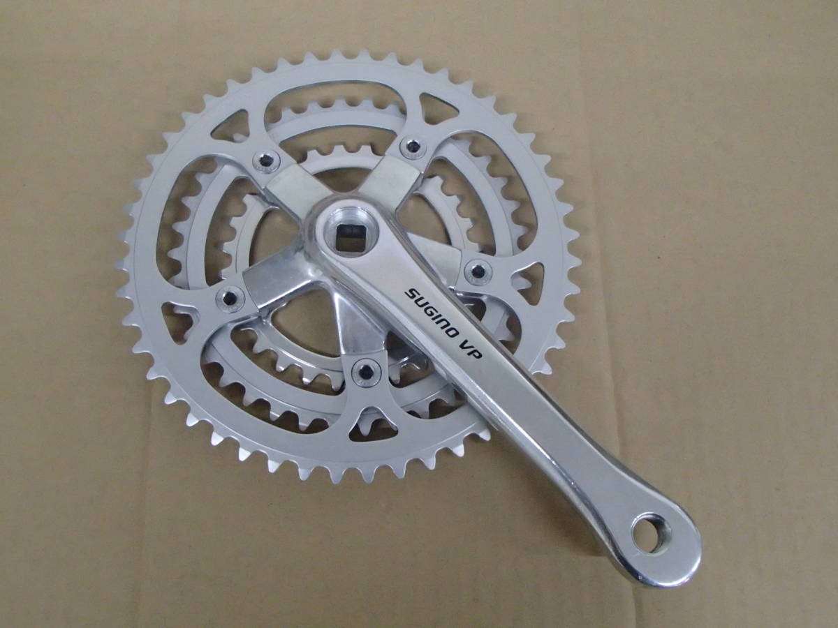 希少新品】SUGINO（スギノ） / VP トリプルクランクセット 165mm 48-38 