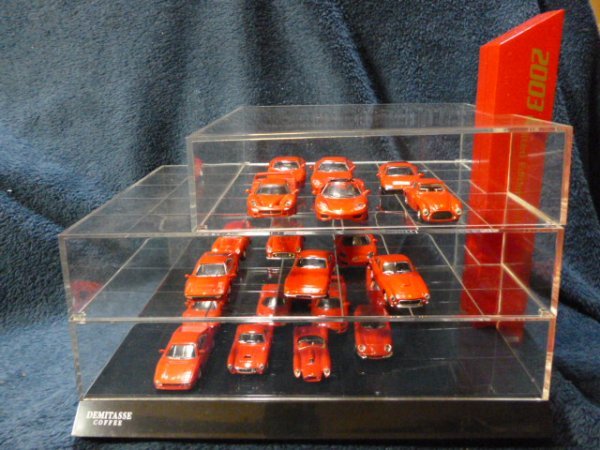 ダイドー フェラーリ 21台 ミニカー コレクションケース オマケ2個付