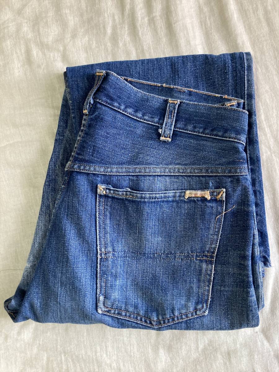 リペアあり 40s50s PENNEYS FOREMOST 股リベット ドーナツボタン 