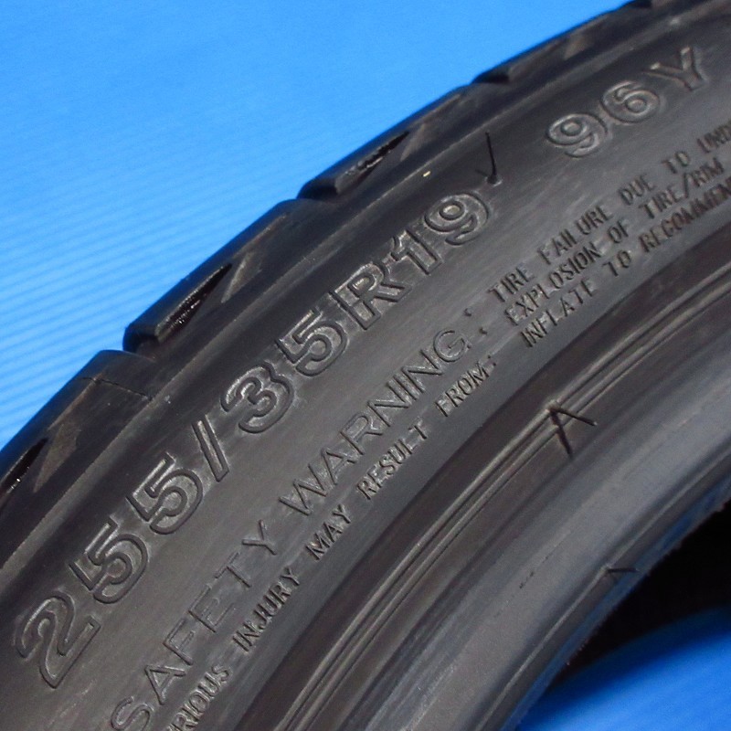 定番 中古品 ランフラットタイヤ4本 SET RFT BRIDIGESTONE TURANZA T005 ブリヂストン トランザ 225/40R19 255/35R19 BMW