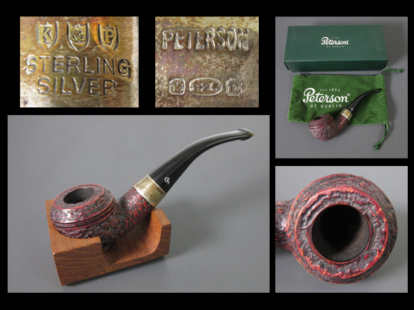 Peterson Fishtail ピーターソン - Rocky Donegal Pipes Boswell Dublin NEW Pipe: (127) Tyrone (XL02) 喫煙用パイプ 喫煙