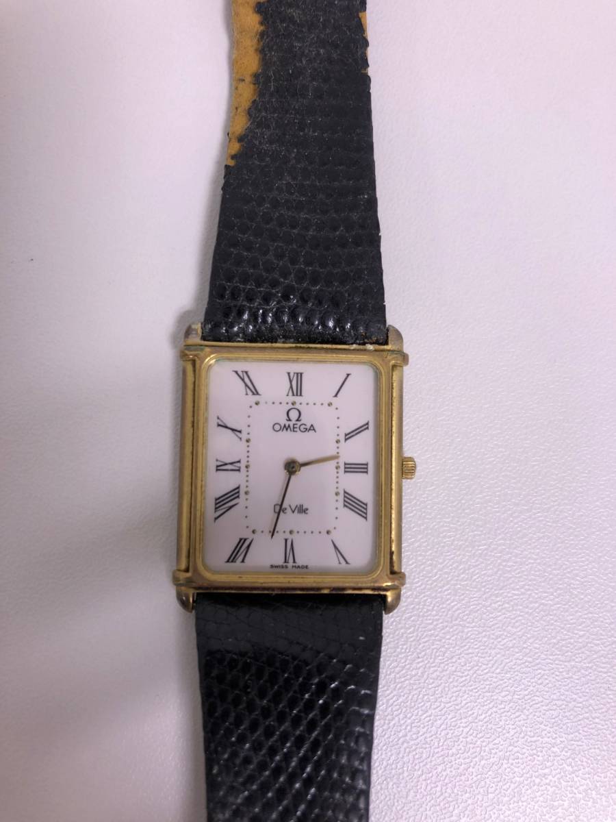 OMEGA De Ville クォーツ 腕時計 ゴールド　不動品 オメガ OMEGA デビル クォーツ 腕時計 Ville De DE VILLE 公式通販