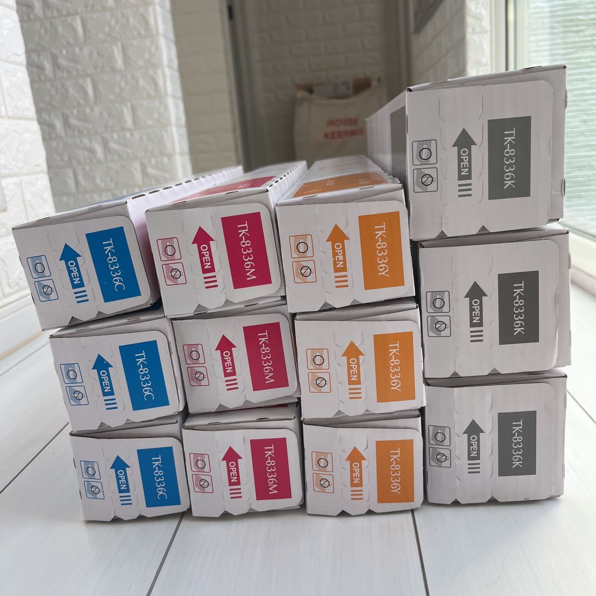 京セラ複合機用トナーTK-8336 4色セット　3セット