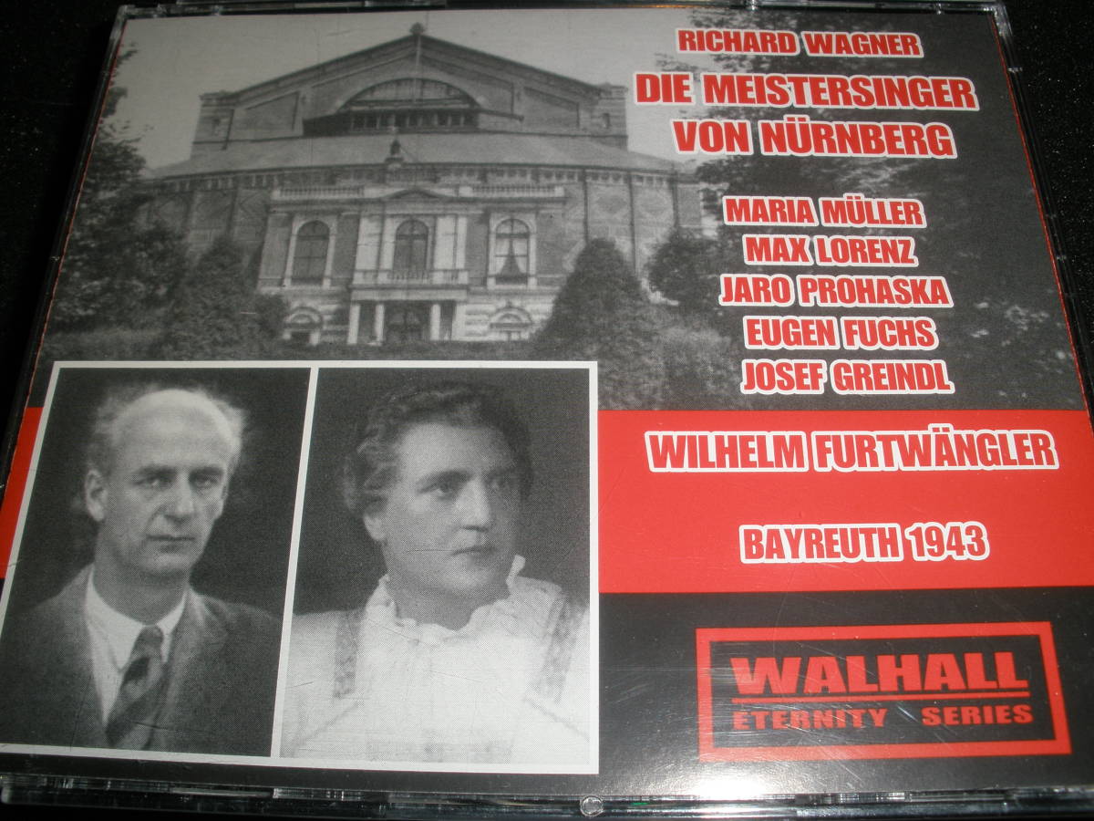 人気，新作 フルトヴェングラー ワーグナー ニュルンベルクのマイスタージンガー バイロイト 1943 リマスター 4CD Wagner Meistersinger Furtwangler(オペラ)｜売買されたオークション情報、yahooの商品情報をアー オペラ