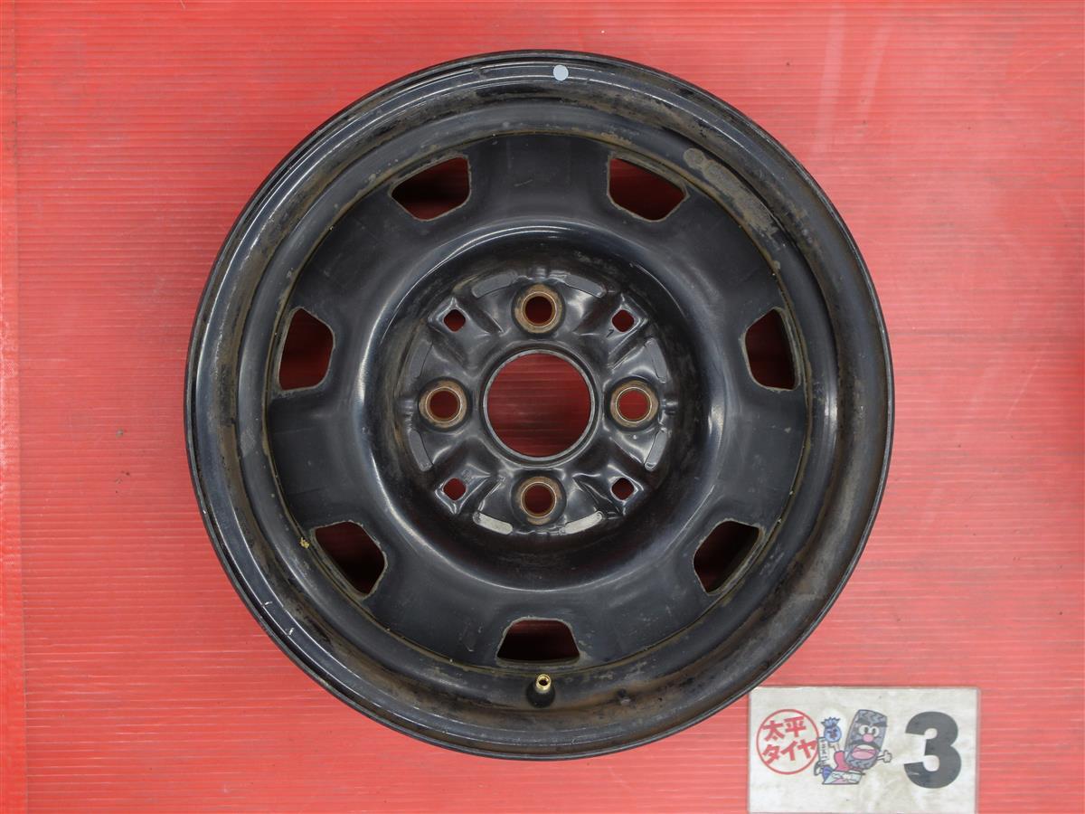 激安 中古 4本セット 】 トヨタ 純正 スチールホイール 鉄ホイール 13 