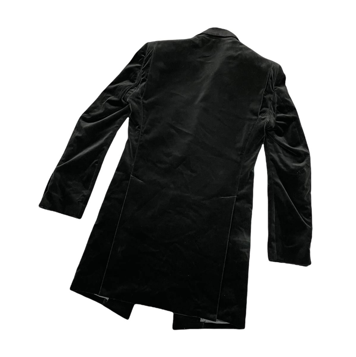 定価74800円 美品 □ kiryuyrik 20AW ロング ピークド ベロア 