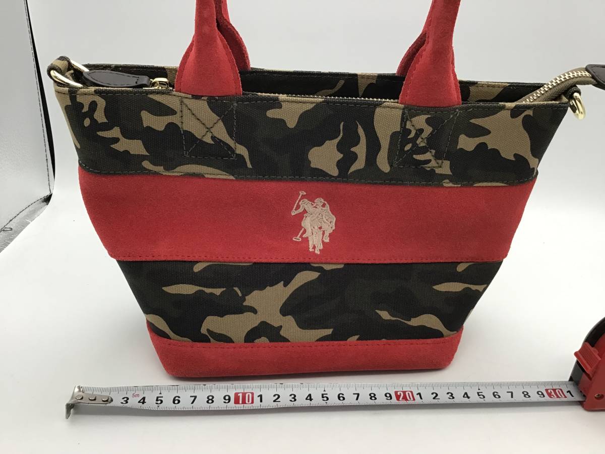 9168 U.S. POLO ASSN. ユーエスポロアッスン ミニトート ハンドバッグ 