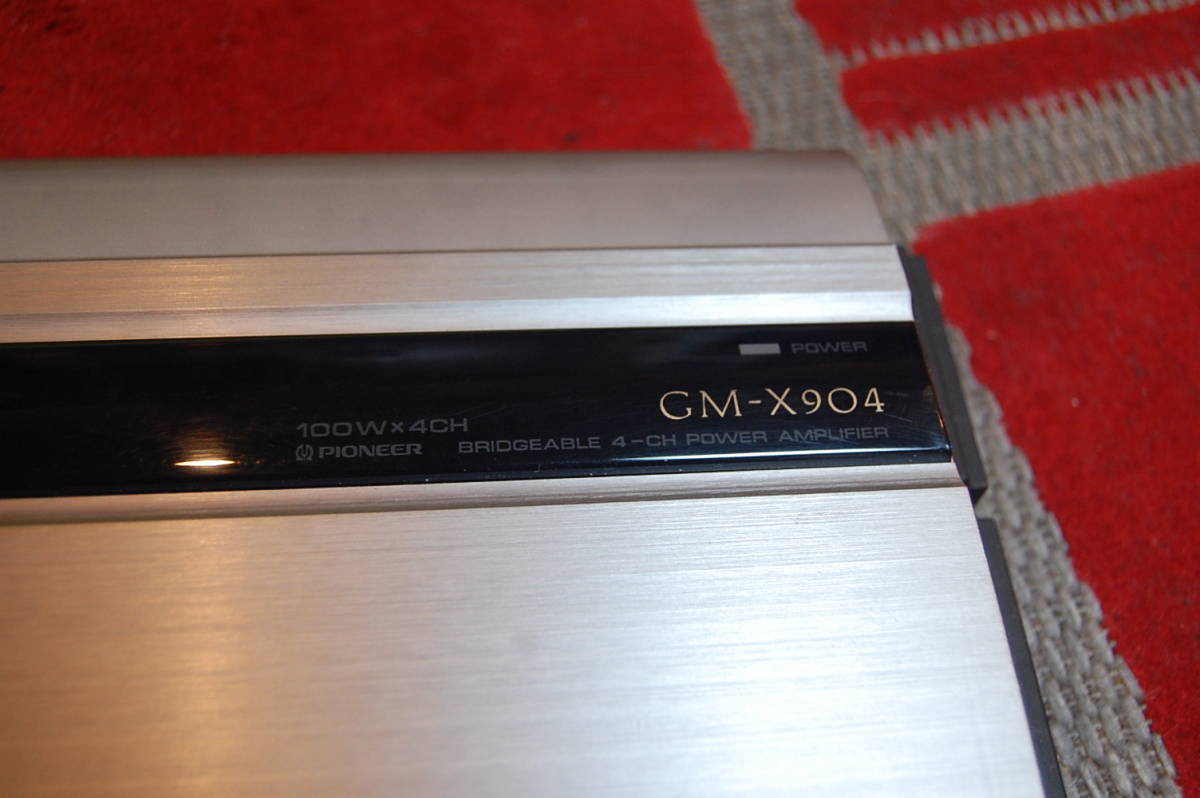 GM-X904 Pioneer carrozzeria 100W×4パワーアンプ Gm-x904 4ch