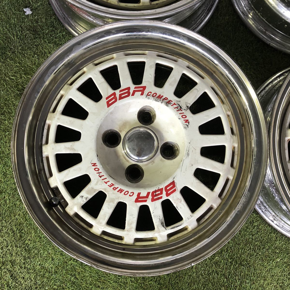 51600204 ジャンク品 ENKEI BBR COMPETITION 15インチ 15×6.5JJ ET 45 