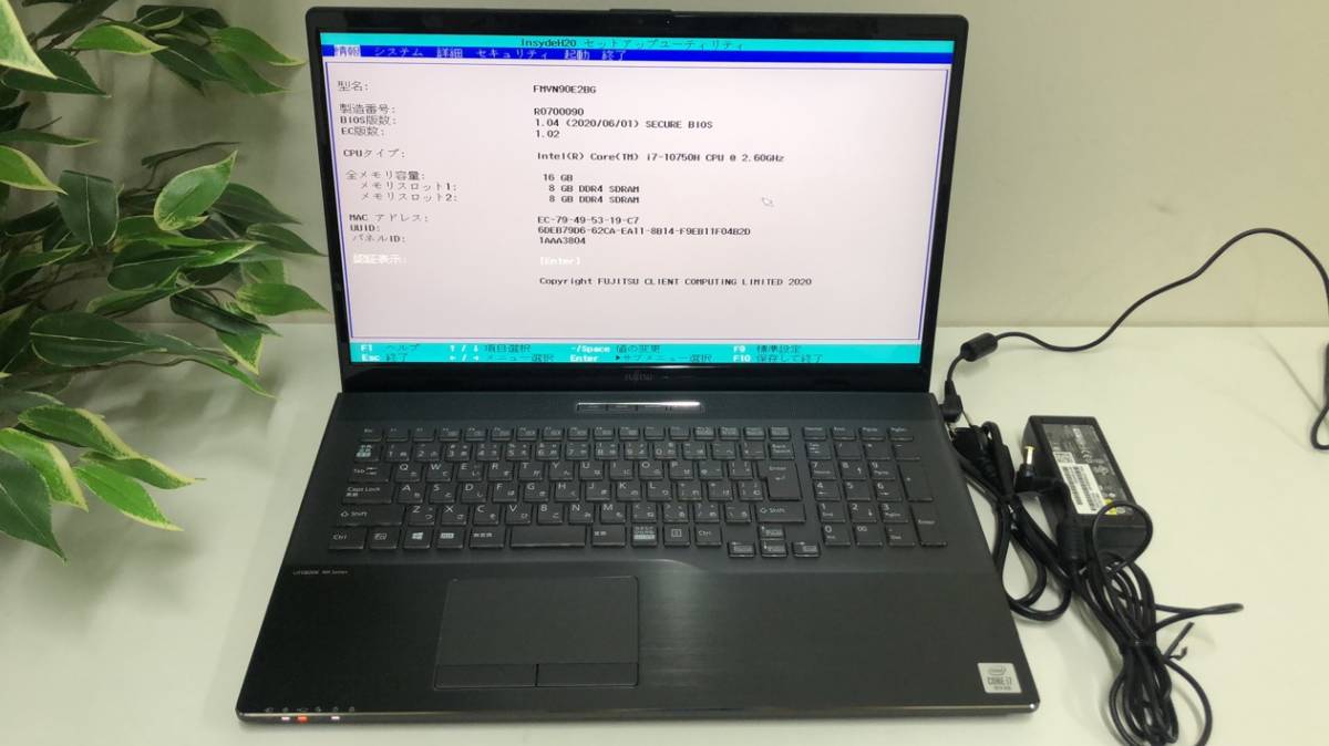 お得，定番人気 富士通 lifebook NH90/E2 FMVN90E2BG i7-10750H 16GB 