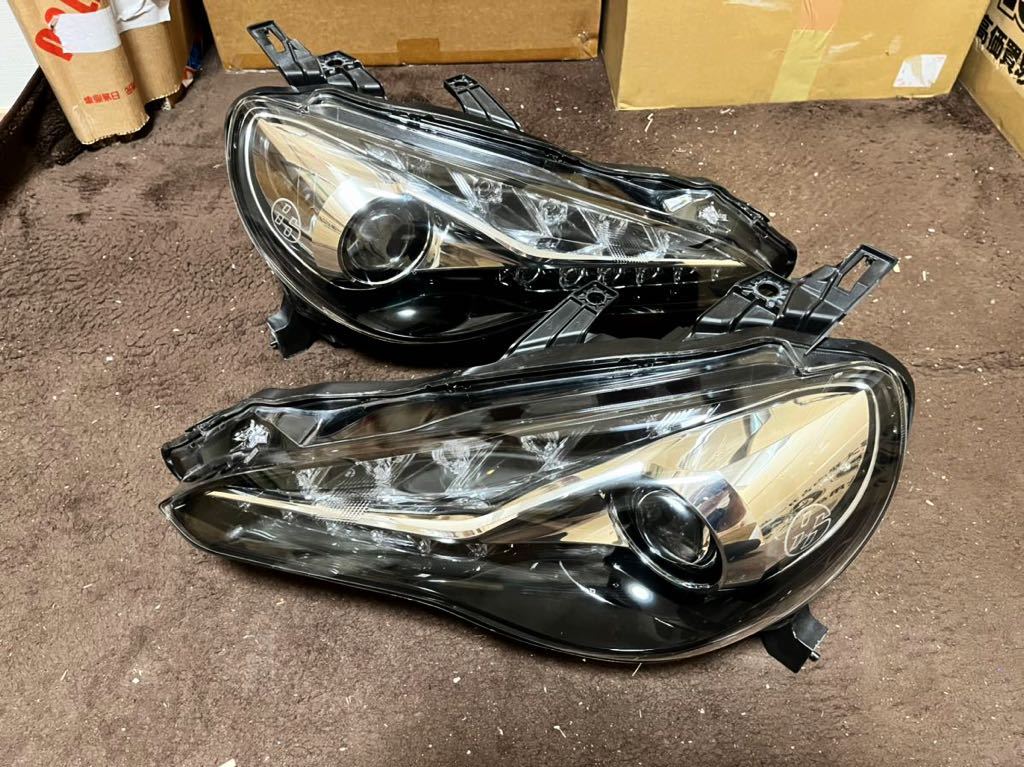 後期 トヨタ 純正 86 LED ヘッドライト 左右セット 左 右 ZC6 ZN6 BR-Z