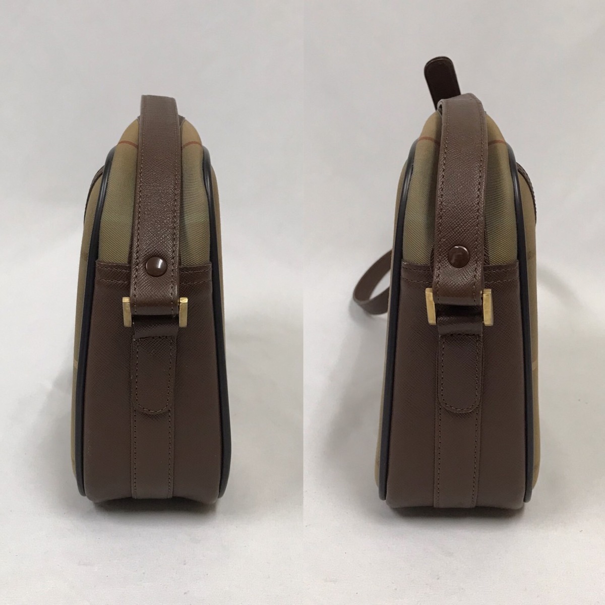 ▽▽Burberry バーバリー メガチェック ショルダーバッグ オールド