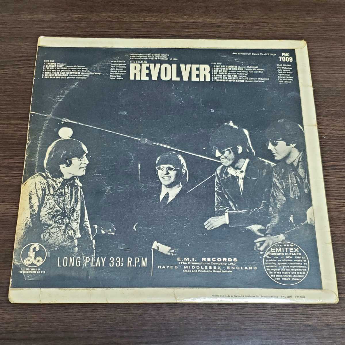 ビートルズ THE BEATLES REVOLVER / MONO / UK盤 PMC7009 英国盤