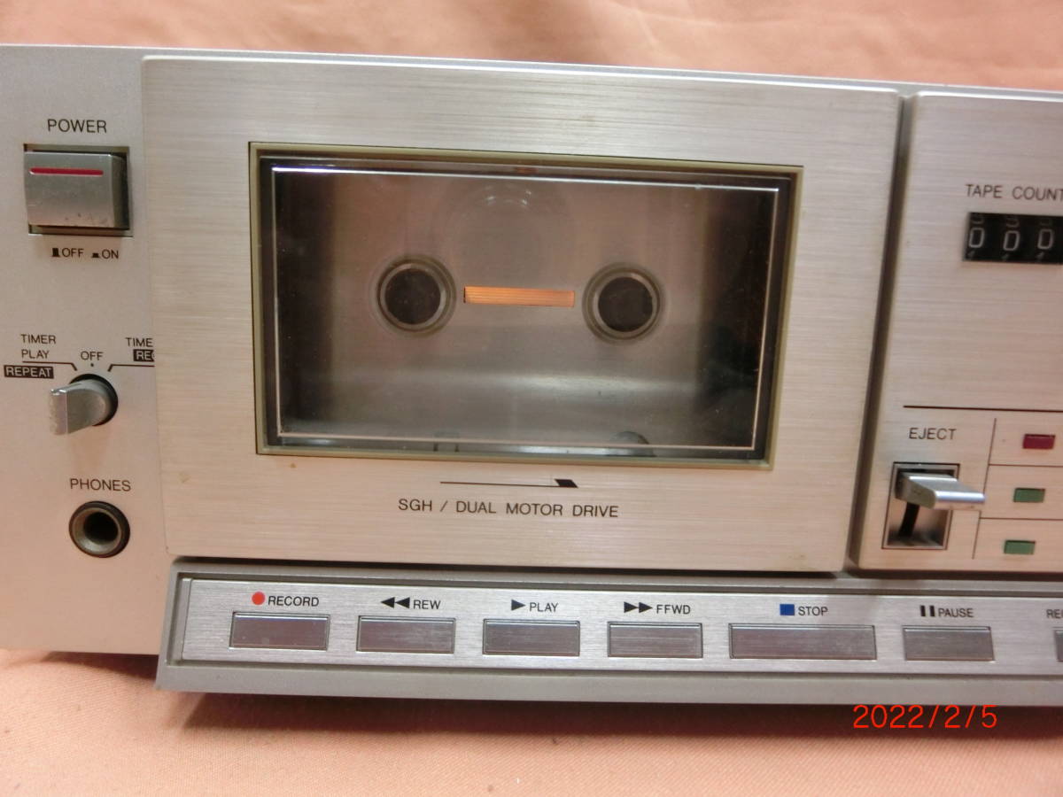 オーディオ機器 AIWA AD-F60M カセットデッキ 【915】