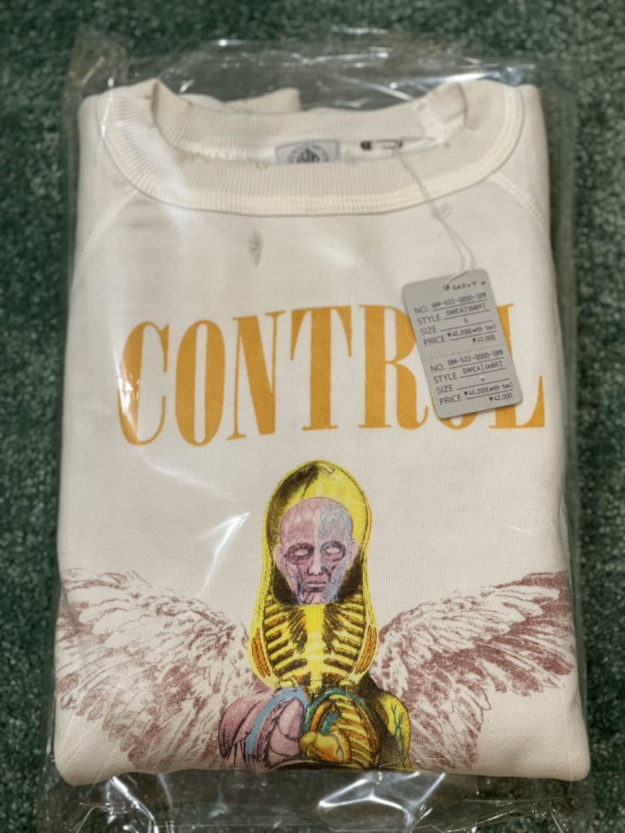 新品 22SS SAINT MICHAEL Anatomy of Angel スウェット S WHITE SM-A22