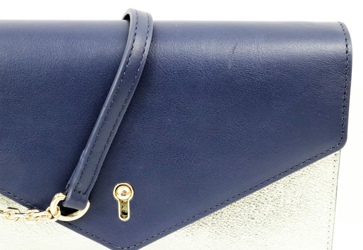 未使用品　ポールスミス バッグ ショルダーバッグ キーホールエンベロープ 未使用に近い】ポールスミス Paul Smith ショルダーバッグ メタリック