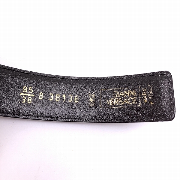 ○新品 ジャンニ ヴェルサーチ GIANNI VERSACE レザー 本革 カッコいい