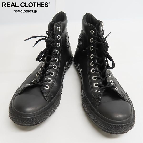 CONVERSE/コンバース ALL STAR/オールスター FF-BOOTS Z TR SHIN-HI レザー サイドジップ スニーカー 1CK352/28.0 /080