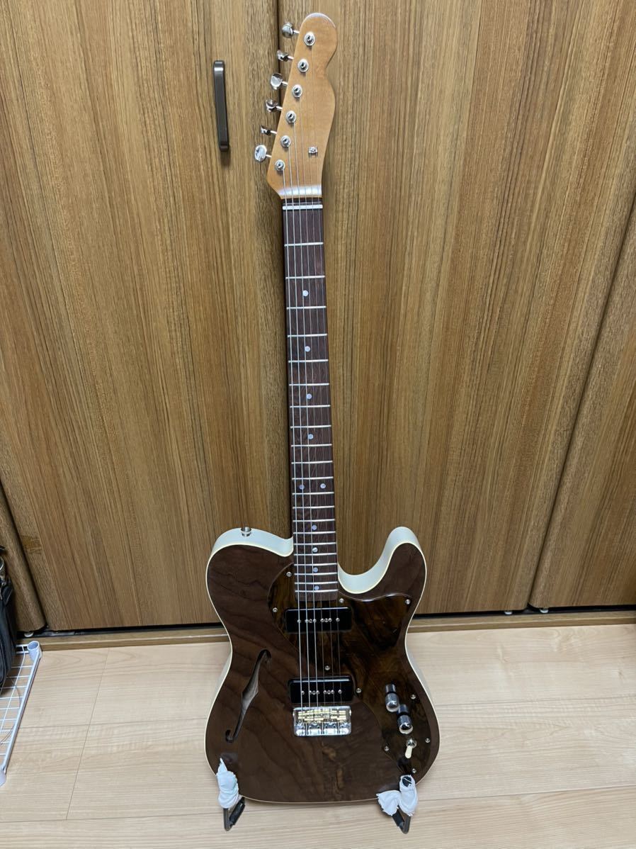 テレキャスター　シンライン　p90 コンポーネント P90テレキャスターシンライン P90 Telecaster Thinline Thro Bak