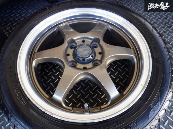 BADX バドックス S-HOLD STOLZ 14インチ 5J +42 4穴 PCD100 DUNLOP 