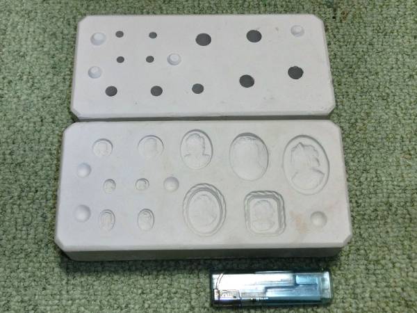 海外Duncan製 石膏型 鋳込み成型 スリップキャスト カメオ型11種