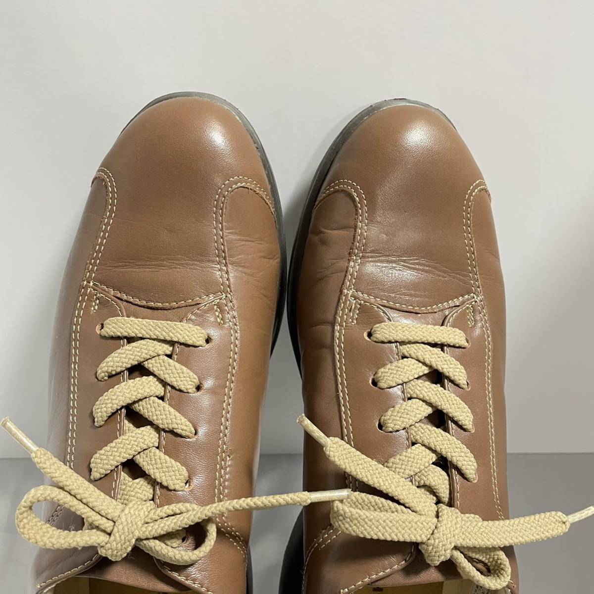 1円 Hush Puppies ハッシュパピー 履き心地抜群 レザー スニーカー シューズ メンズ 26cm ブラウン キャメル 茶色 本革 ゴルフ 通勤 靴 26 0cm 売買されたオークション情報 Yahooの商品情報をアーカイブ公開 オークファン Aucfan Com