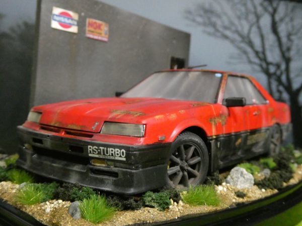 品質保証，HOT 1/24 NISSAN 日産 スカイライン RS DR30 情景 風景ジオラマ 旧車 草ヒロ ヴィンテージ 国産名車 昭和レトロ(完成品)｜売買されたオークション情報、yahooの商品情報をアーカイブ公開 - オークファ 完成品