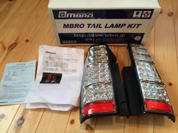 m-BRO ジムニー JB23W LEDテールランプ 社外 クリア テール