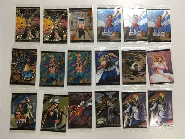 ☆未開封品 ワンピース ウエハース 海の皇帝たち 四皇 シャンクス 泥棒 