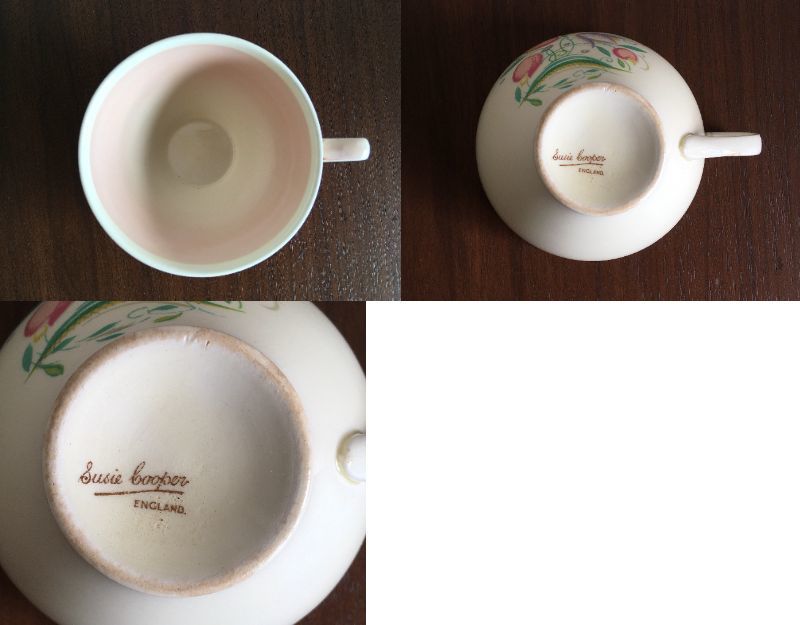 Susie Cooper スージークーパー ドレスデンスプレイ Dresden Spray