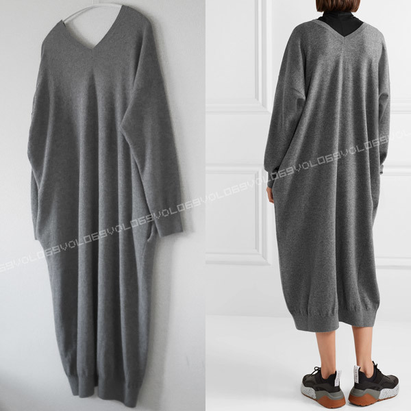 ステラ マッカートニーStella McCartney 2018AWウール アルパカ前後V 