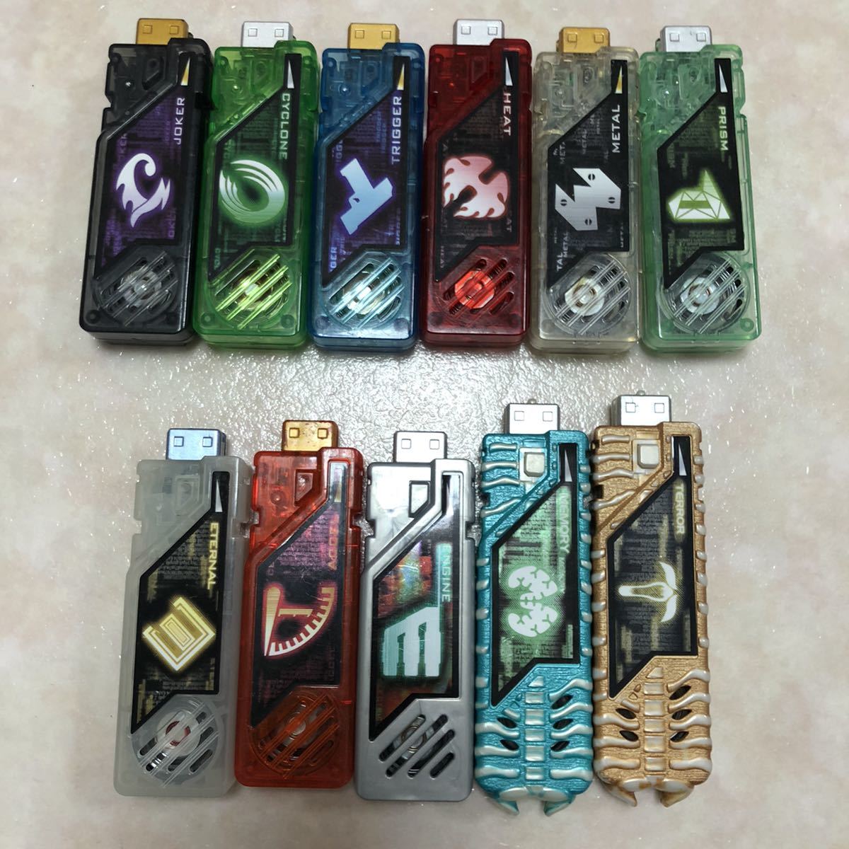 1円～仮面ライダー ダブル 変身ベルト3種、ファング、エクストリーム 