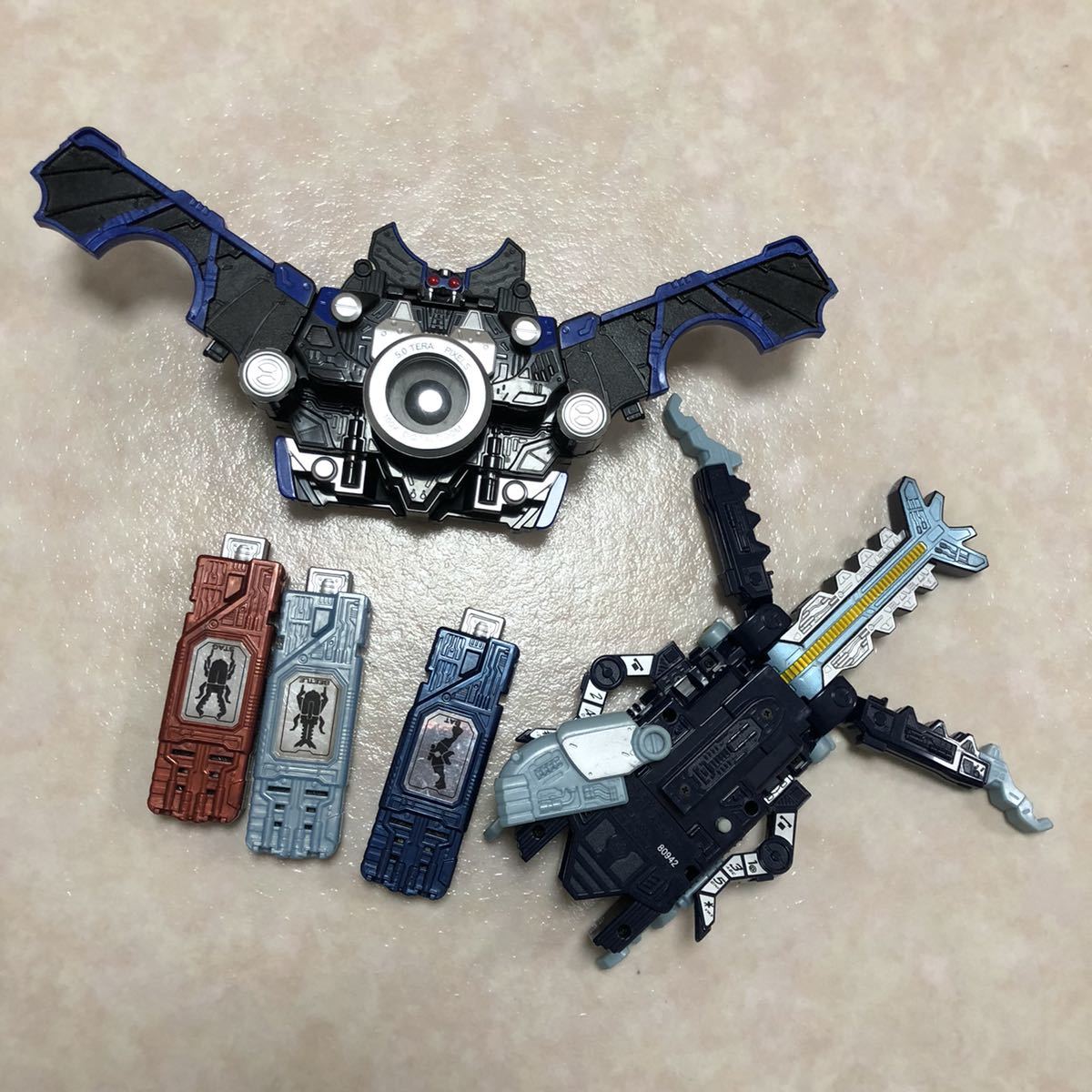 1円～仮面ライダー ダブル 変身ベルト3種、ファング、エクストリーム 