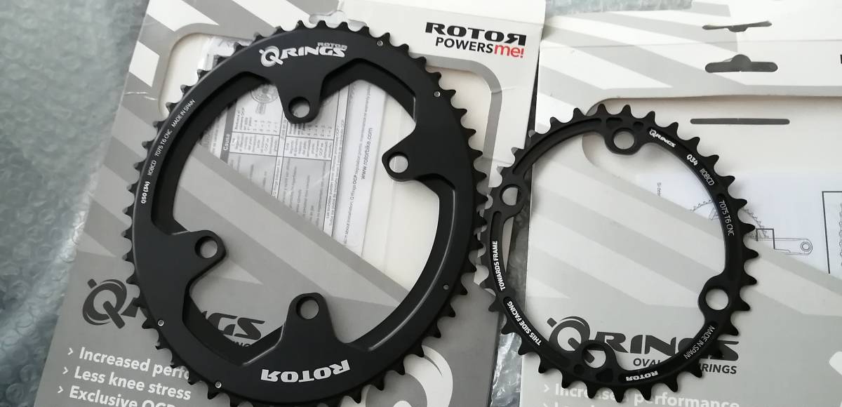 ROTOR ローター 楕円チェーンリングセット 50-34T 【公式通販】