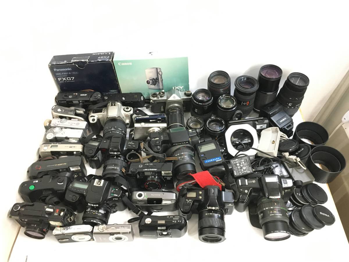 売切り カメラおまとめセット1 Canon Autoboy 2 QUARTZ DATE + Autoboy F XL + OLYMPUS μ[mju:] 他 キャノン オリンパス ジャンク品 Autoboy Canon 売切り juno セット □買取まねきや